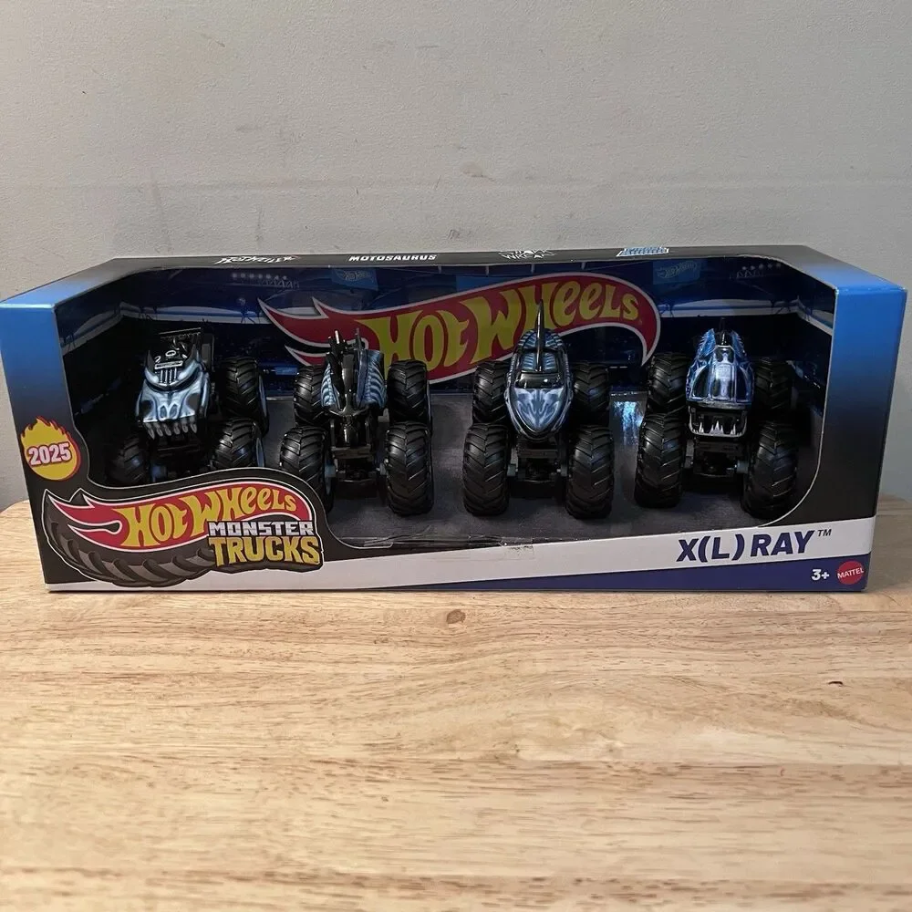Hot Wheels Monster Trucks X-Ray 4 Pack 2025 X(L) Ray NEW